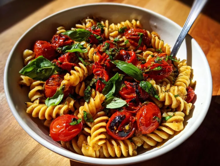 Roasted Red Pepper Pasta Salad