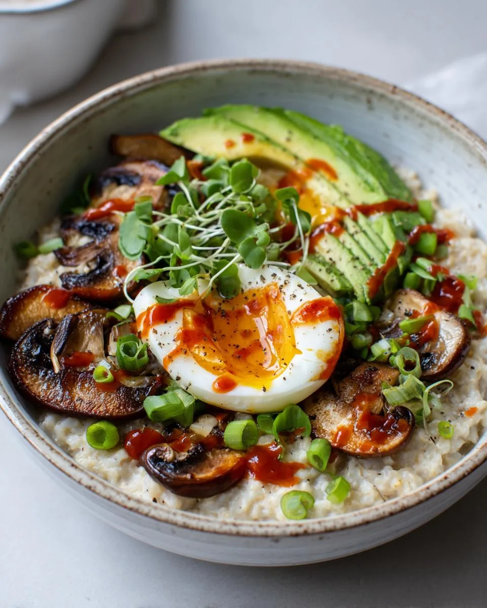 Savory Oatmeal Breakfast Bowls - detail 3