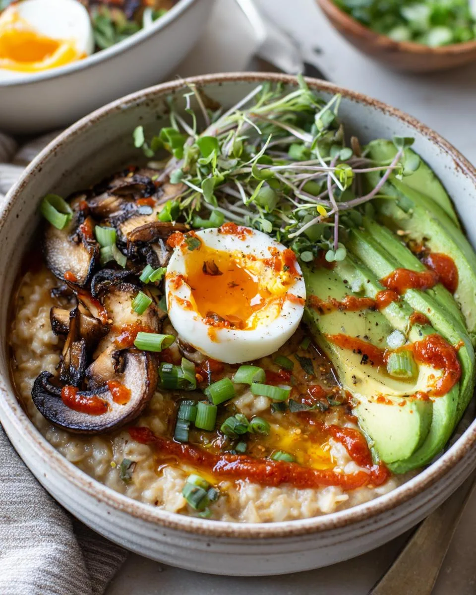 Savory Oatmeal Breakfast Bowls - detail 4