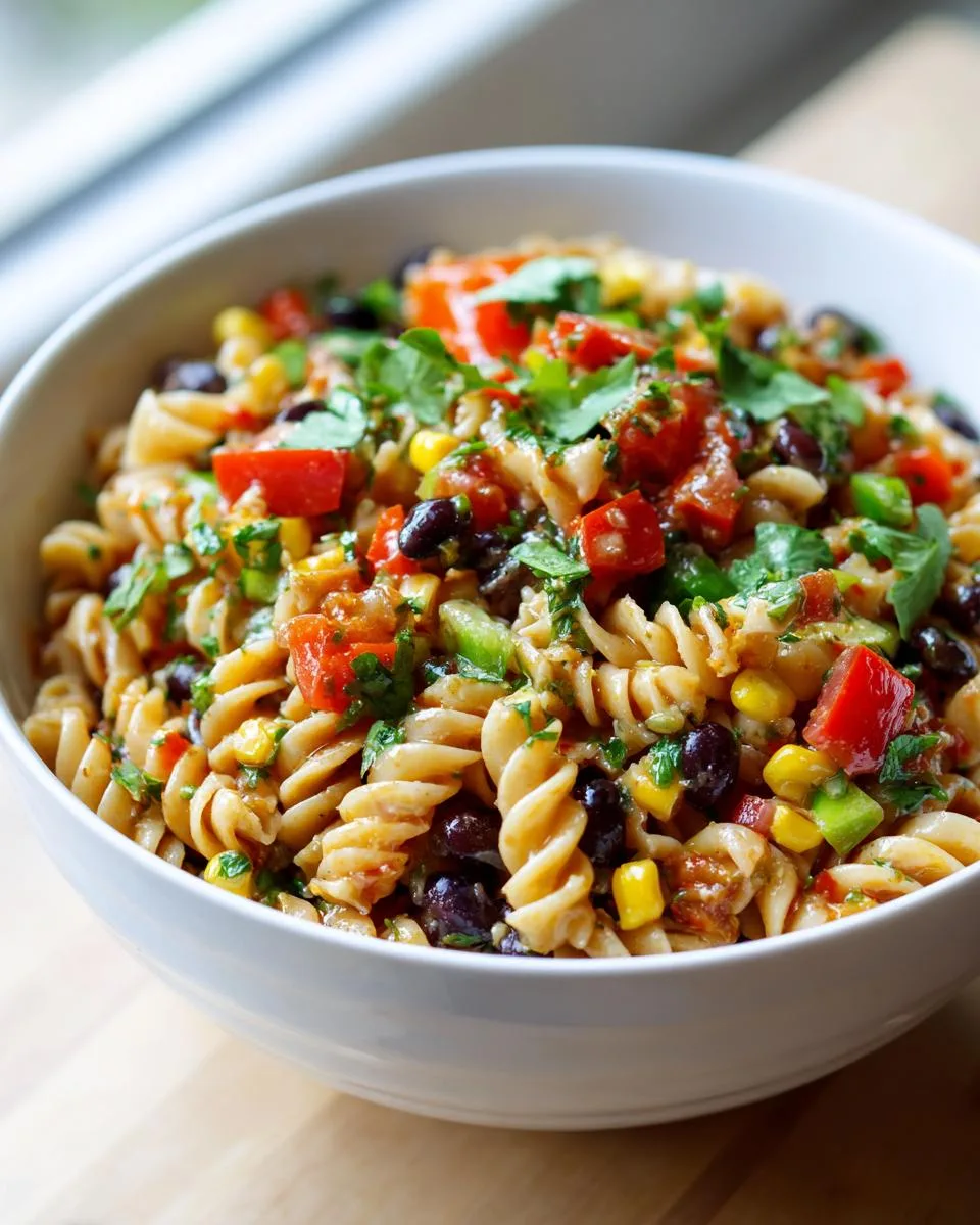 Southwestern Pasta Salad Side Dish - detail 1