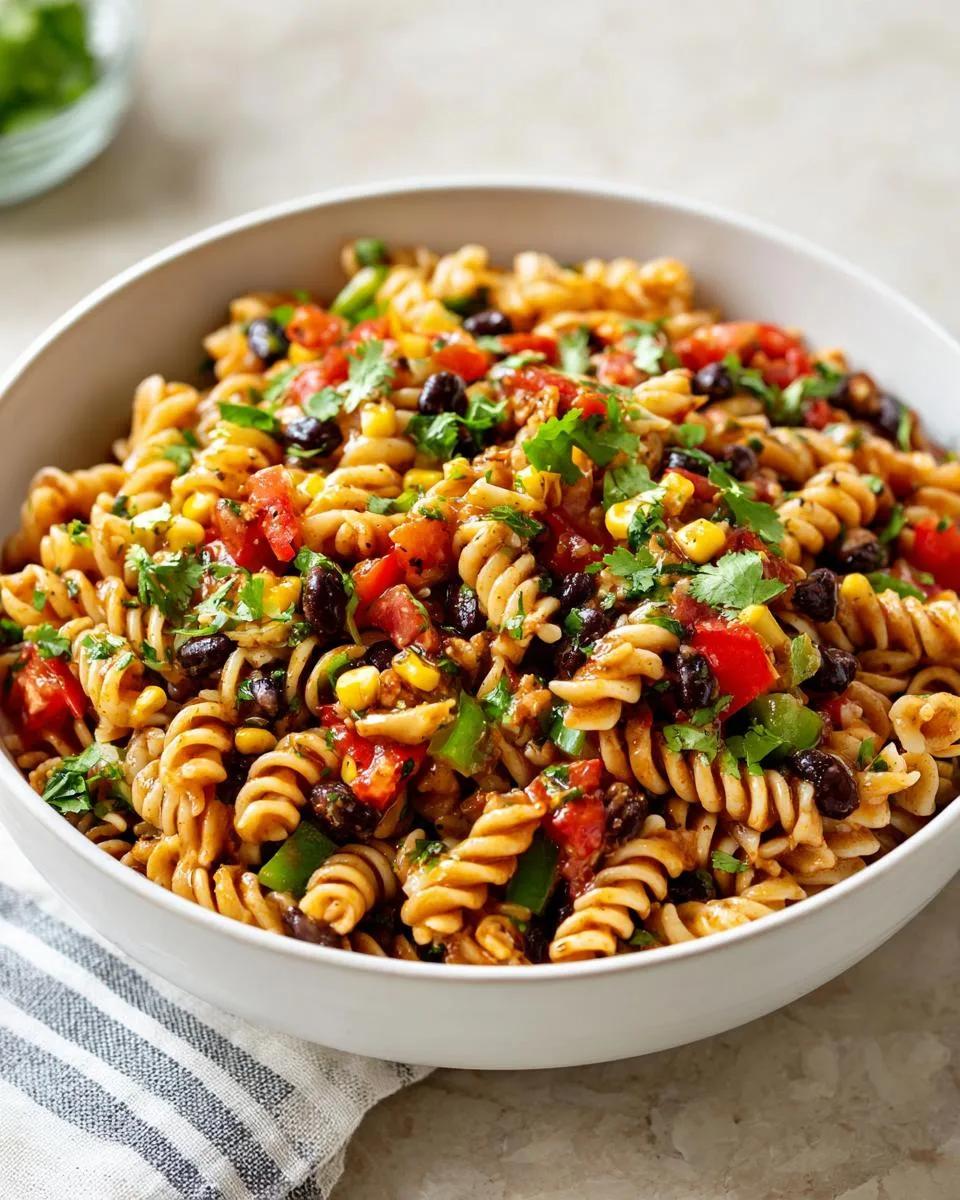 Southwestern Pasta Salad Side Dish - detail 2