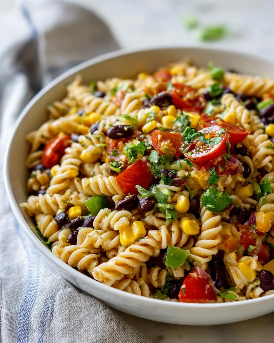 Southwestern Pasta Salad Side Dish - detail 4