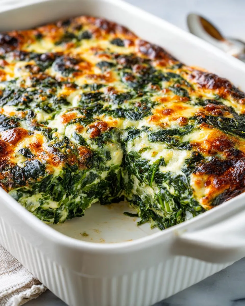 Spinach Parmesan Casserole Bake - detail 3