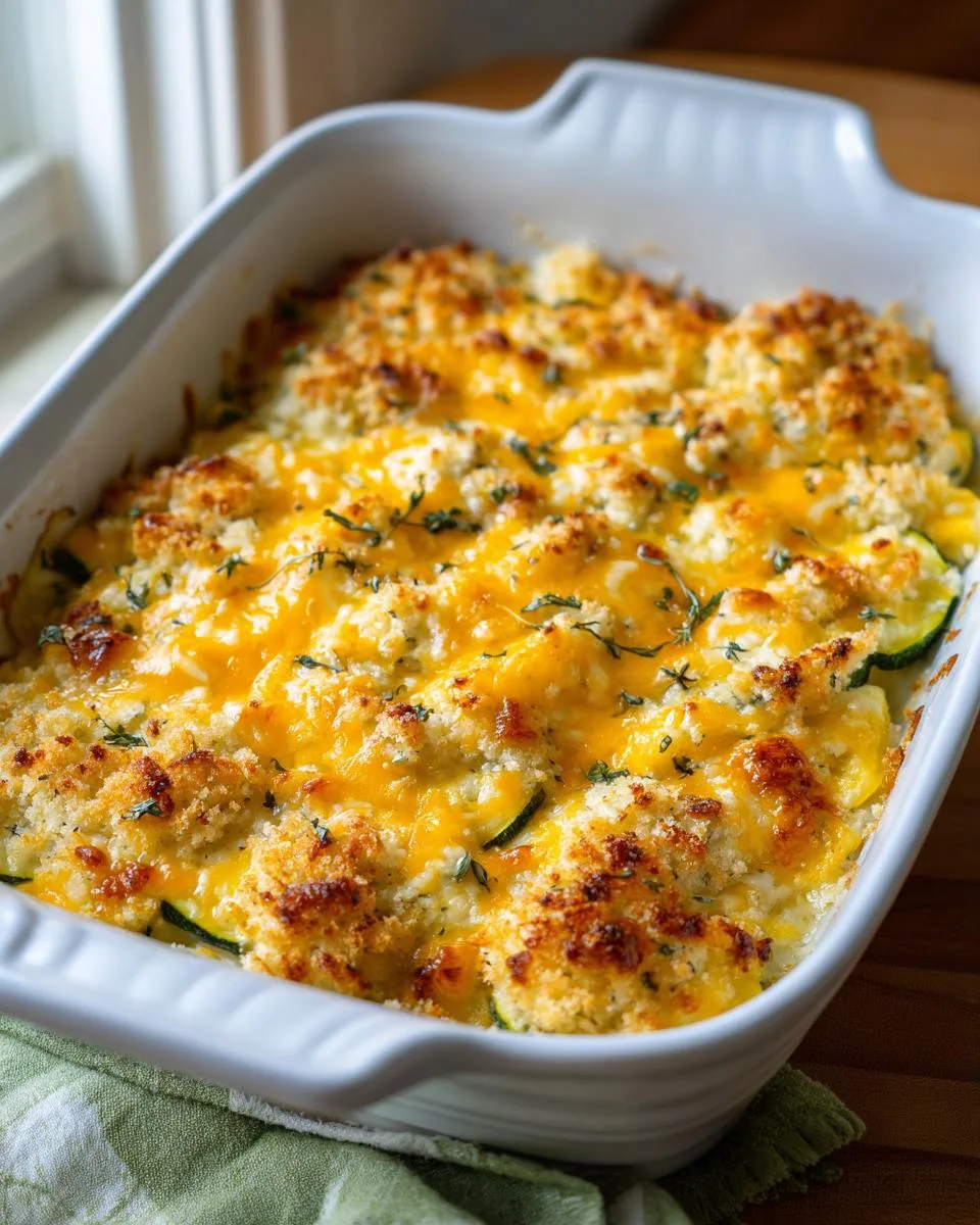 Summer Squash Side Casserole - detail 2