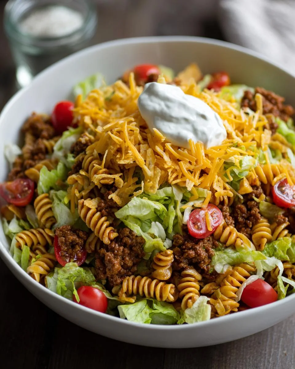 Taco Pasta Salad Dinner Bowl - detail 4