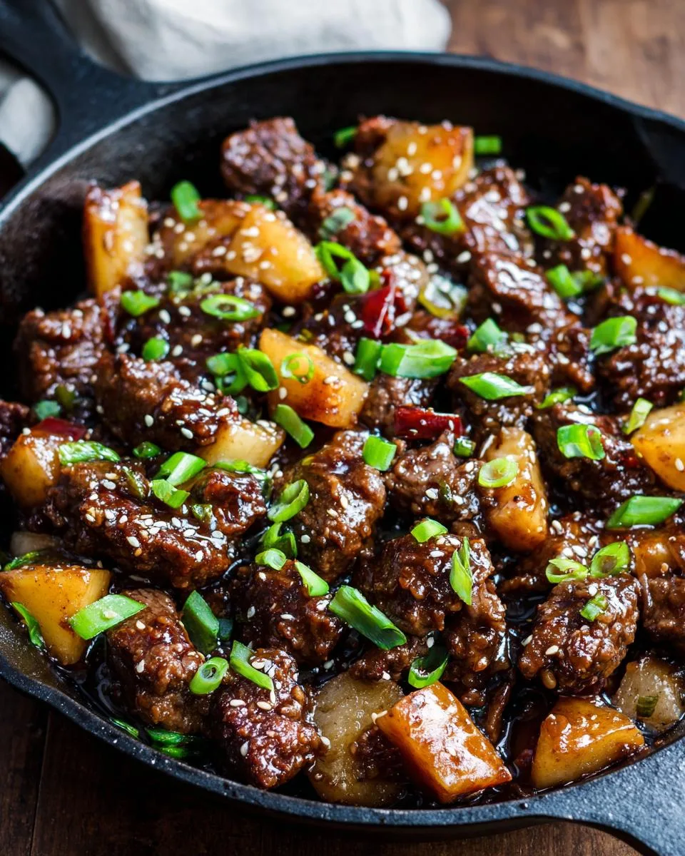 Teriyaki Ground Beef Skillet - detail 1