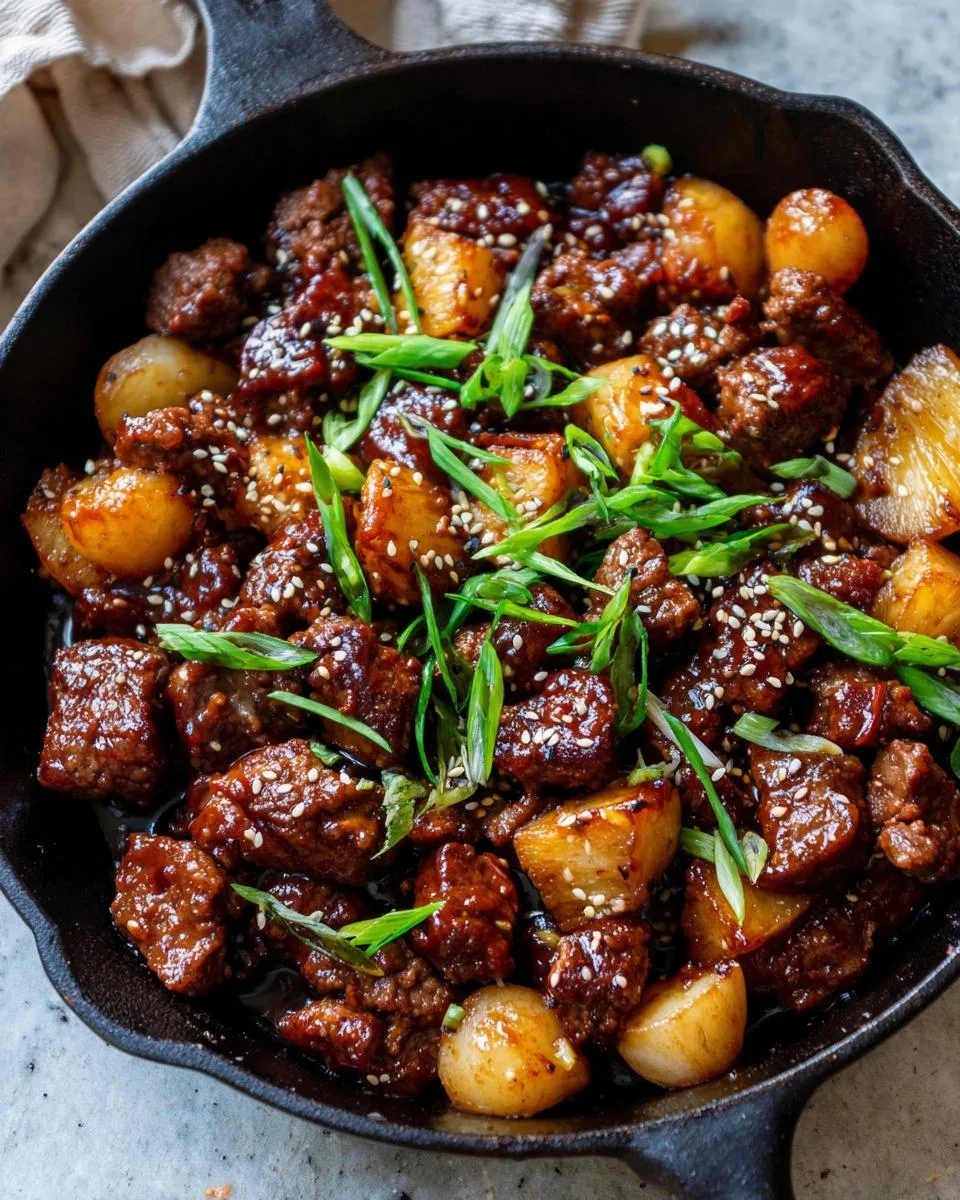 Teriyaki Ground Beef Skillet - detail 3