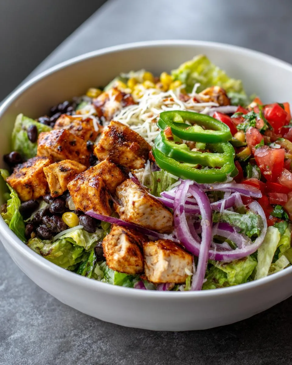 Tex Mex Chicken Taco Salad - detail 3