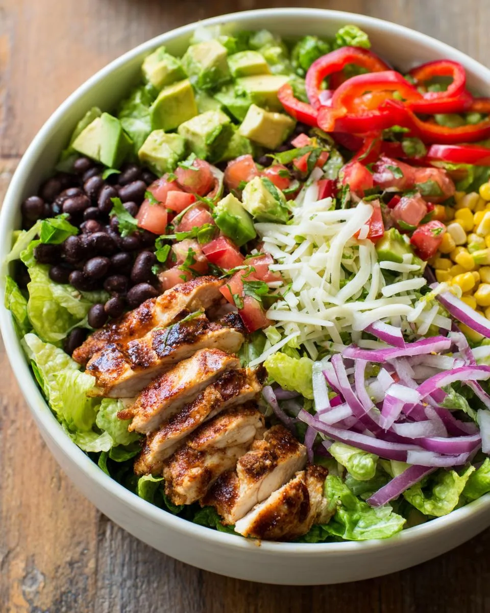 Tex Mex Chicken Taco Salad - detail 4