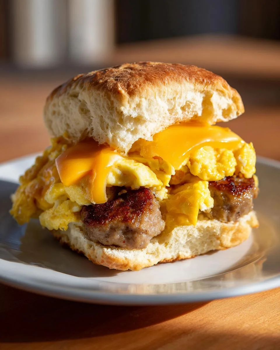 Turkey Sausage Breakfast Sliders - detail 3