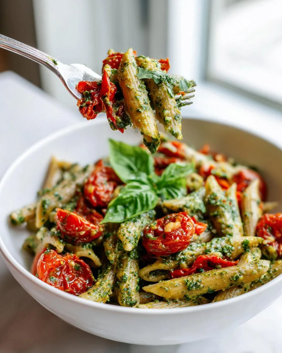 Walnut Pesto Pasta Salad Recipe - detail 3