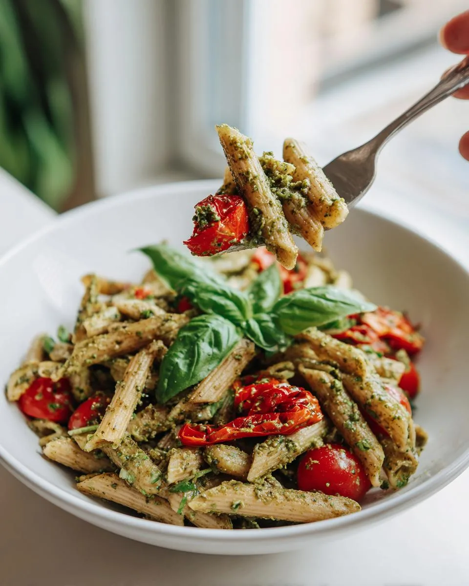 Walnut Pesto Pasta Salad Recipe - detail 4