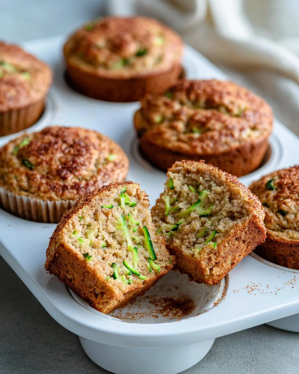 Zucchini Oat Breakfast Muffins - detail 1