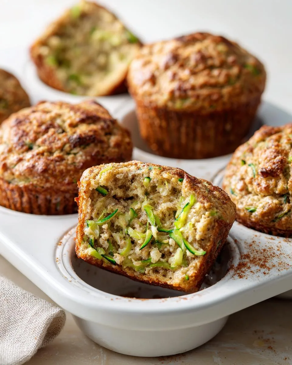 Zucchini Oat Breakfast Muffins - detail 2