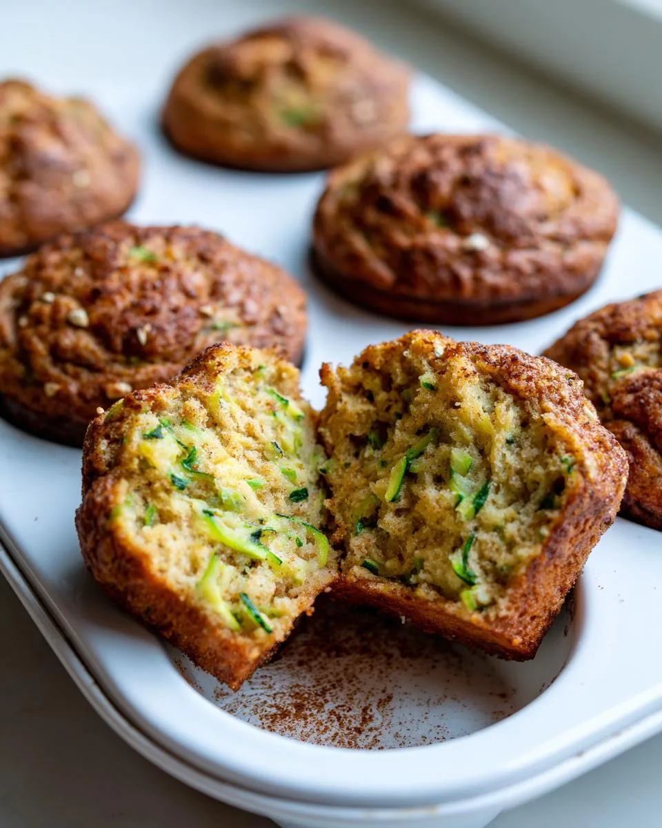 Zucchini Oat Breakfast Muffins - detail 3