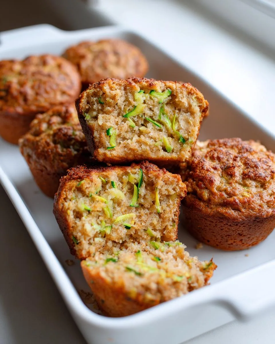 Zucchini Oat Breakfast Muffins - detail 4
