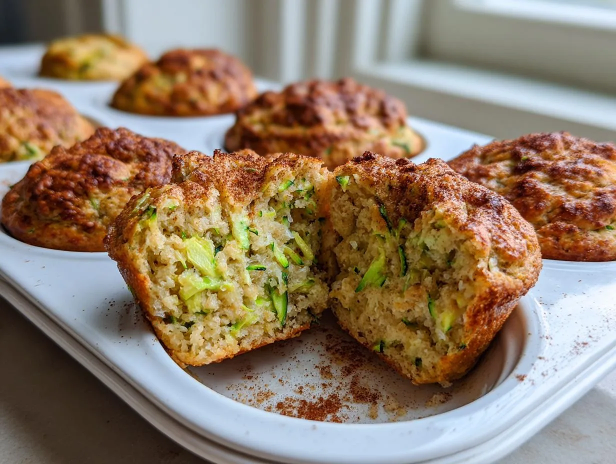 Zucchini Oat Breakfast Muffins: 5-Ingredient Morning Magic