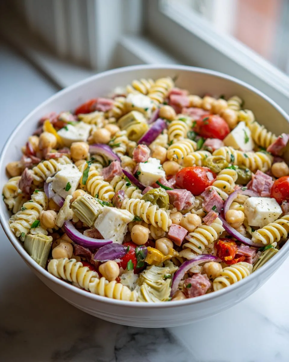 Artichoke Chickpea Pasta Salad Recipe - detail 2