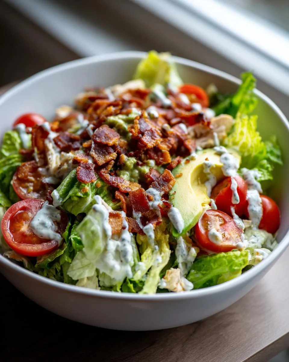 Avocado Bacon Chicken Salad Bowl - detail 1