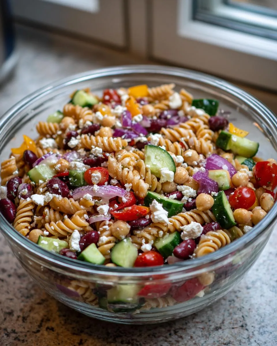 Bean Packed Pasta Salad Recipe - detail 1