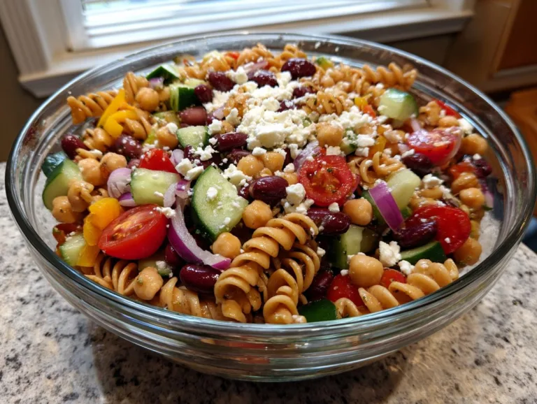 Bean Packed Pasta Salad Recipe