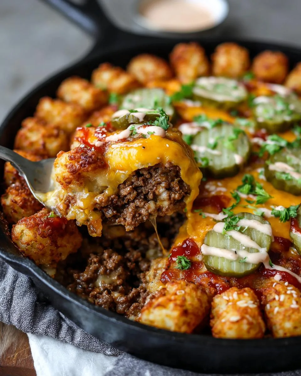 Big Mac Tater Tot Casserole - detail 2
