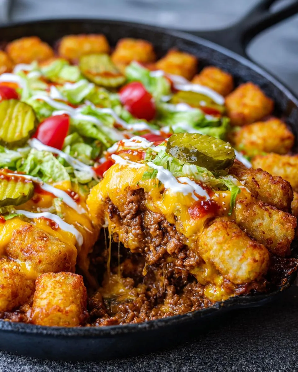 Big Mac Tater Tot Casserole - detail 4