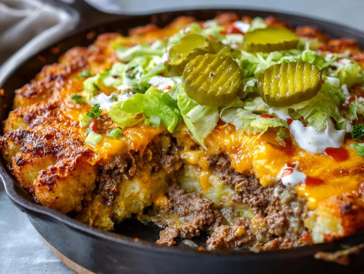 Ultimate Big Mac Tater Tot Casserole in 45 Minutes