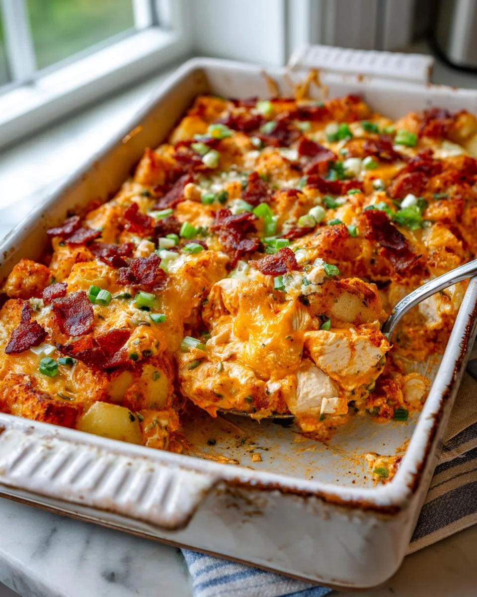 Buffalo Chicken Casserole Recipe