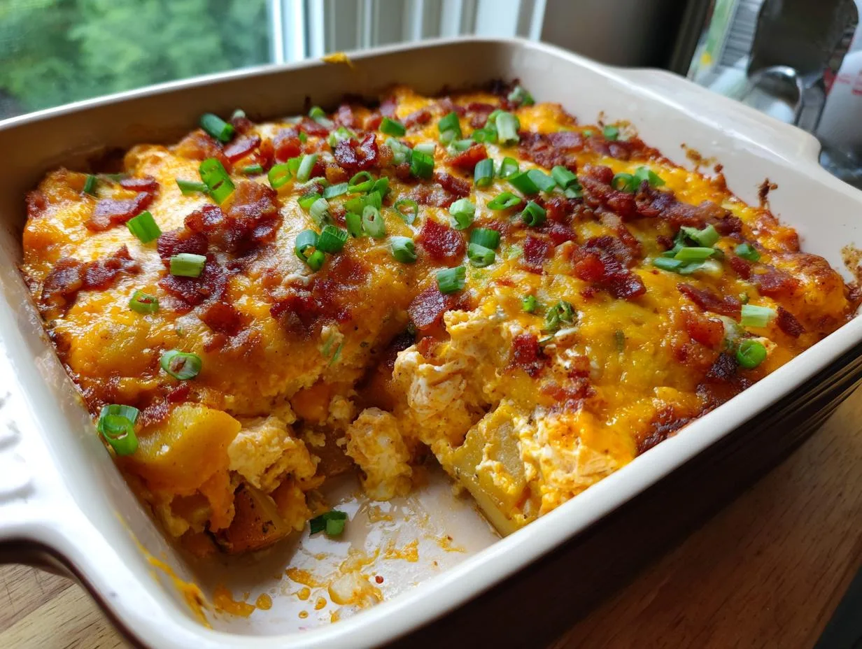 Amazingly Spicy Buffalo Chicken Casserole Recipe in Just 30 Minutes