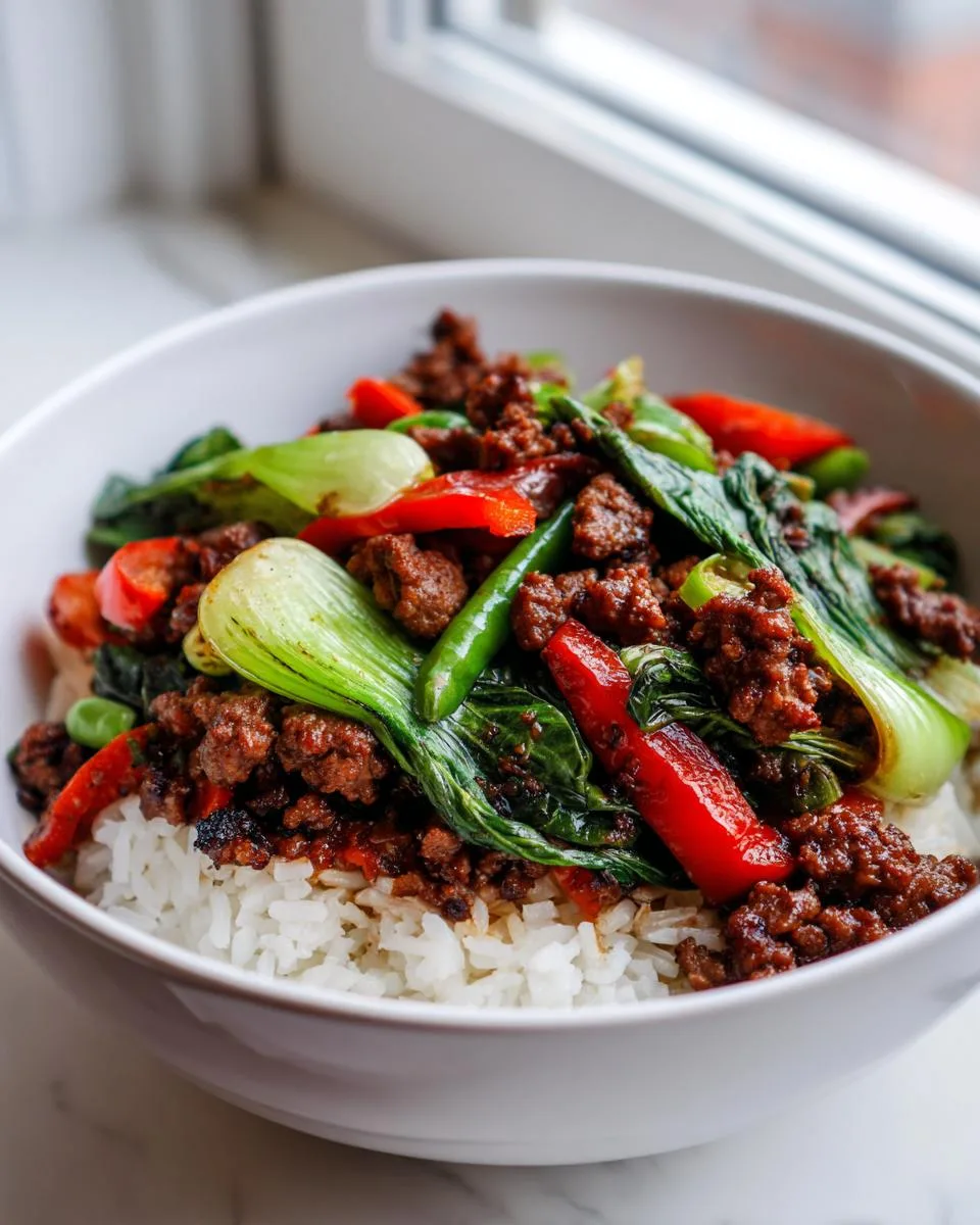 Bulgogi Ground Beef Stir Fry - detail 2