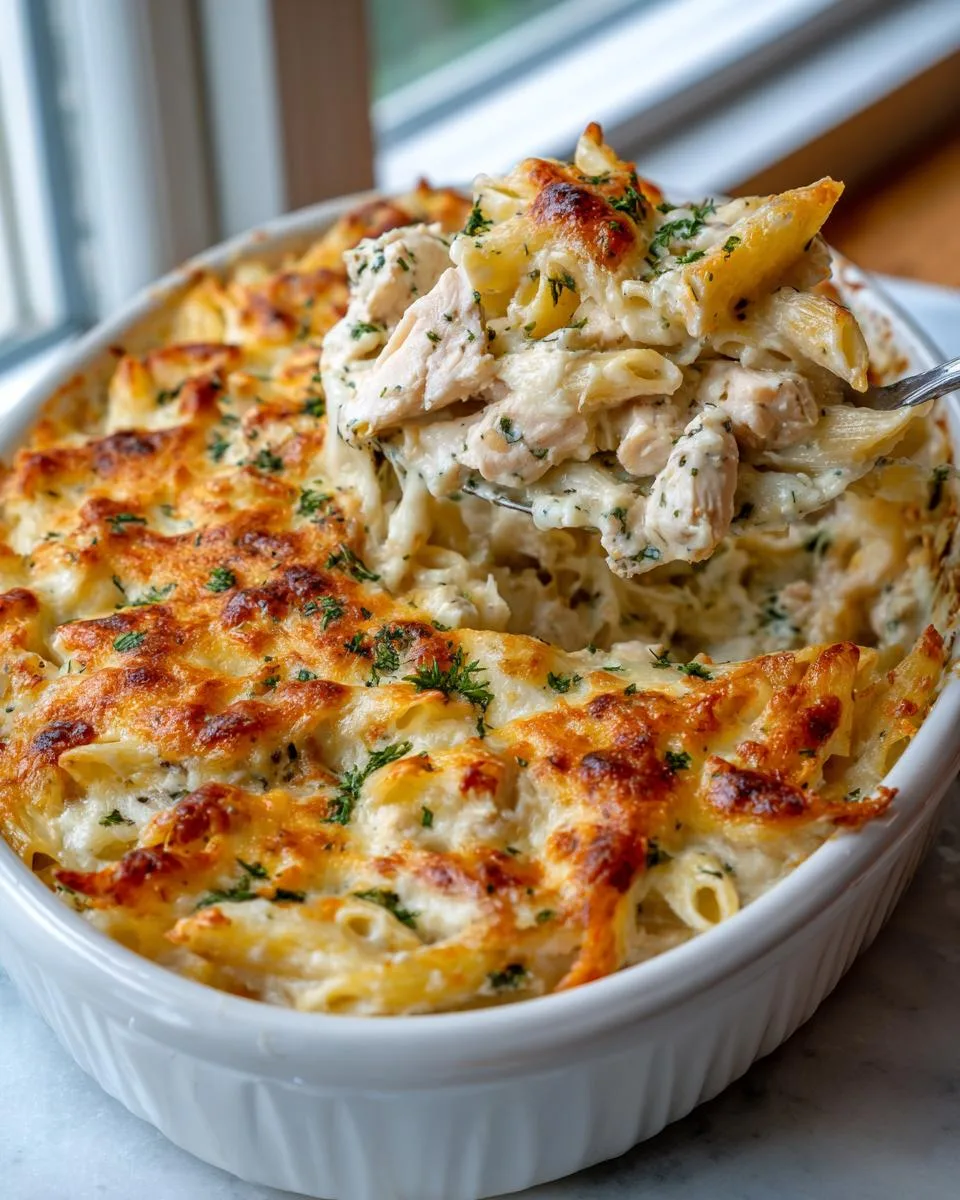 Chicken Alfredo Casserole - detail 1