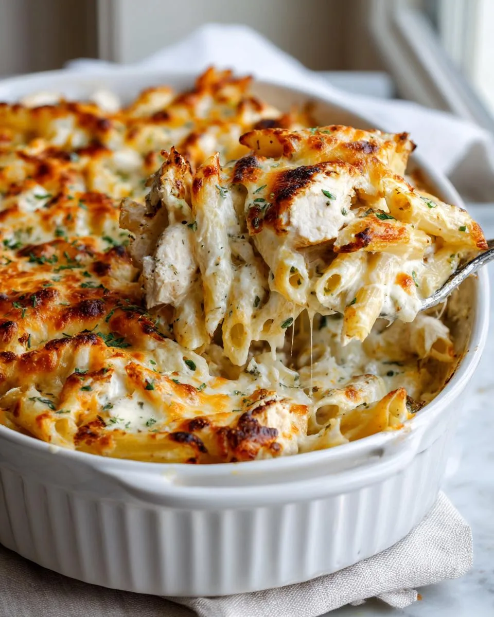 Chicken Alfredo Casserole - detail 2