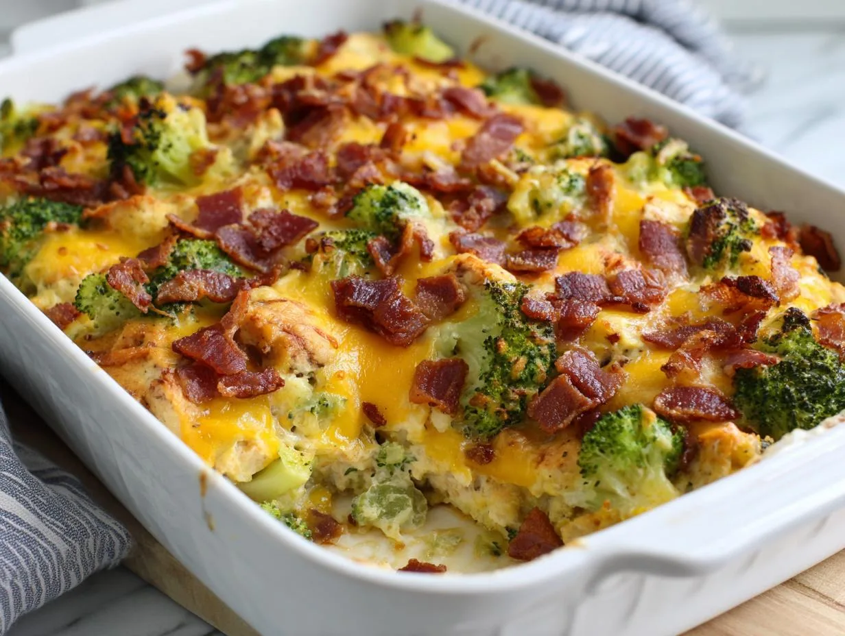 The Ultimate Delicious Chicken Bacon Broccoli Bake in 1 Hour!