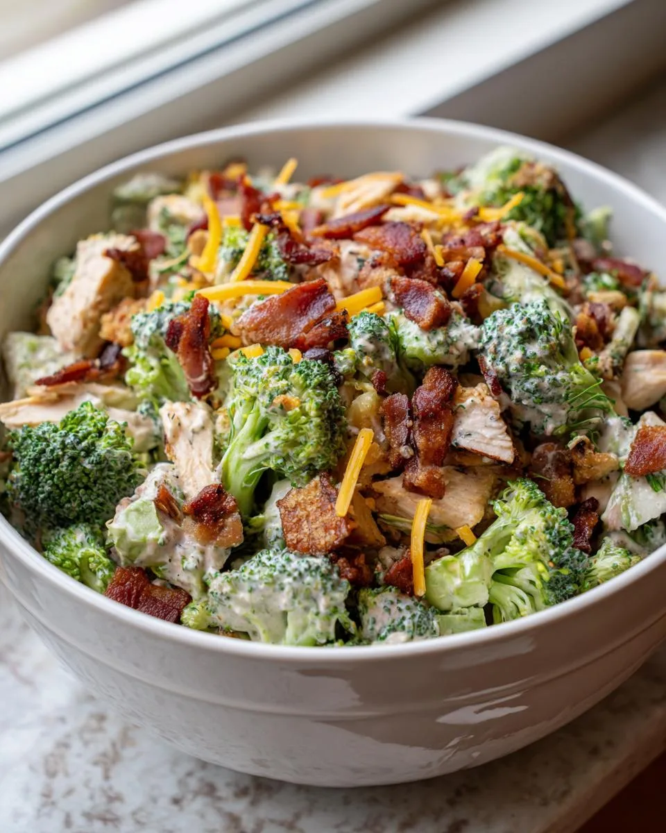 Chicken Broccoli Bacon Protein Salad - detail 2