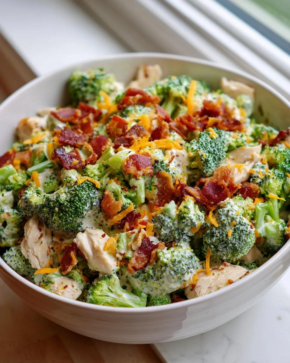 Chicken Broccoli Bacon Protein Salad - detail 4