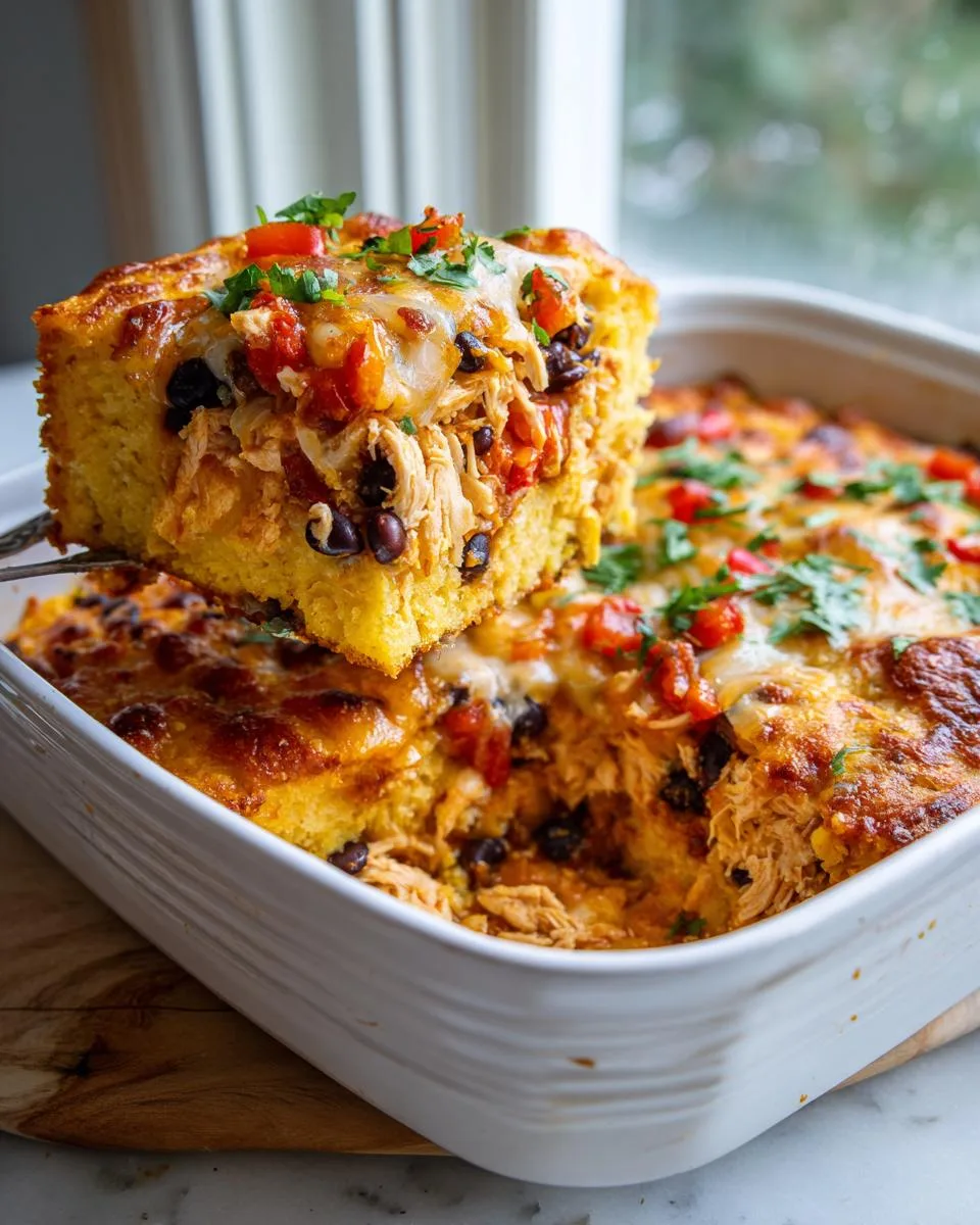 Chicken Cornbread Casserole - detail 3