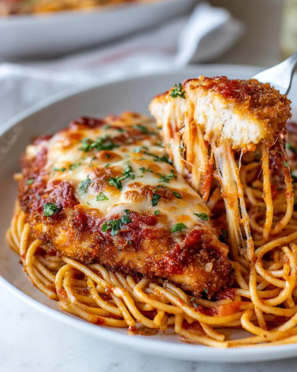 Chicken Parmesan Pasta - detail 2