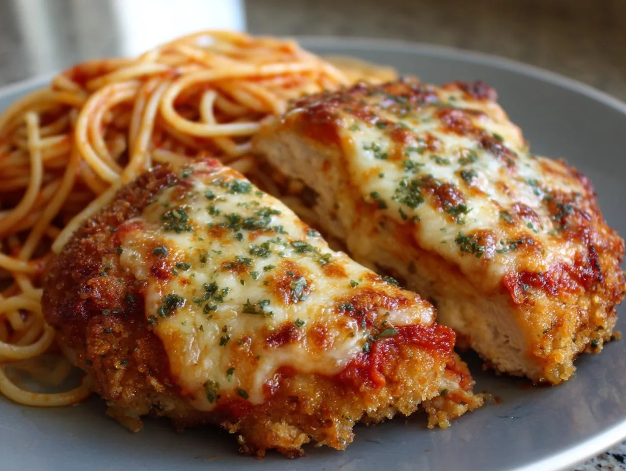The Best 8 Ingredient Chicken Parmesan Pasta Ever