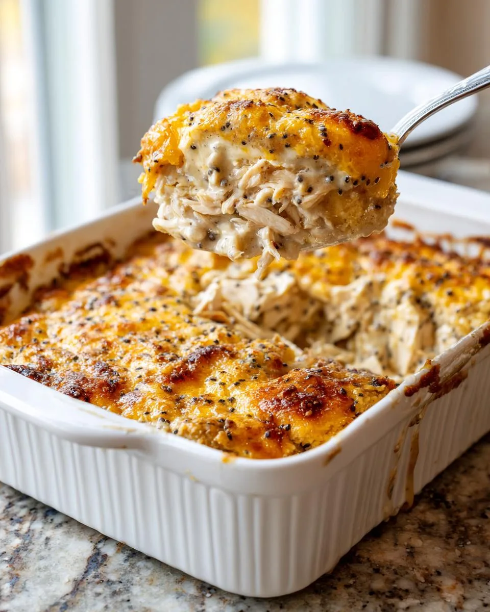 Chicken Poppy Seed Casserole - detail 2