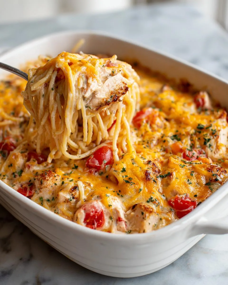Chicken Rotel Spaghetti - detail 1