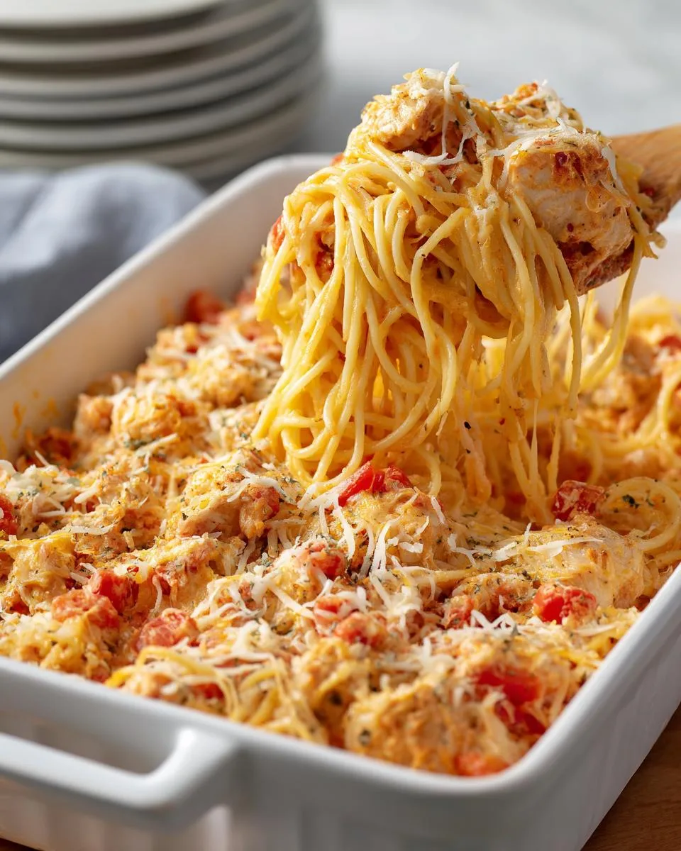 Chicken Rotel Spaghetti - detail 3