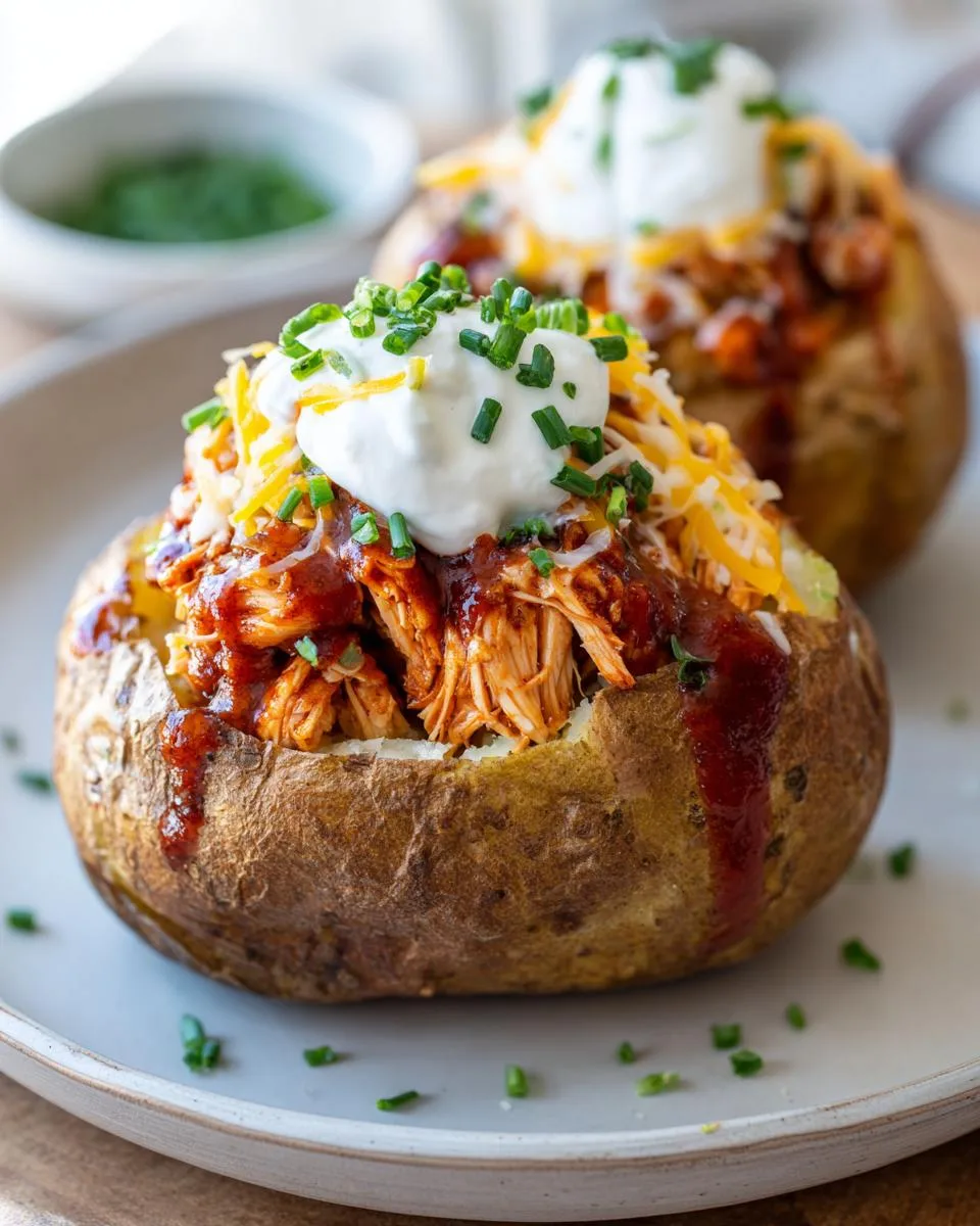 Chicken Stuffed Baked Potatoes - detail 2