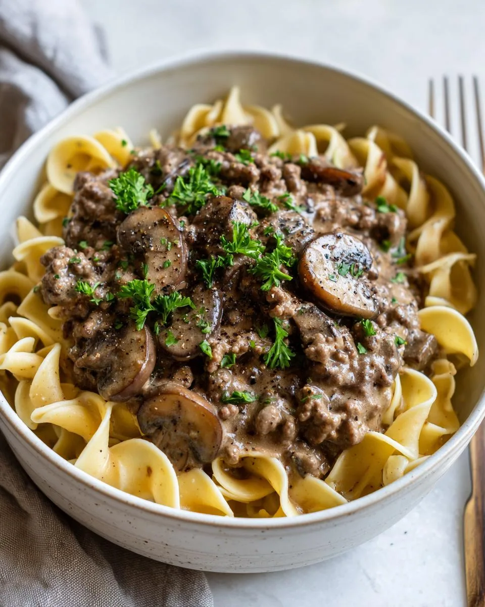 Classic Hamburger Stroganoff Recipe - detail 1