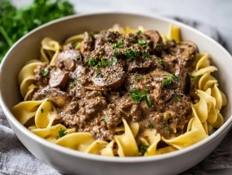 Classic Hamburger Stroganoff Recipe