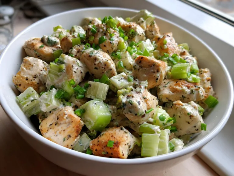 Crunchy Celery Chicken Salad Mix