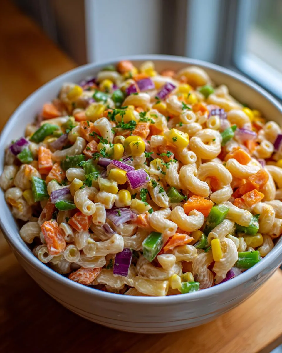 Dominican Macaroni Pasta Salad Recipe - detail 1