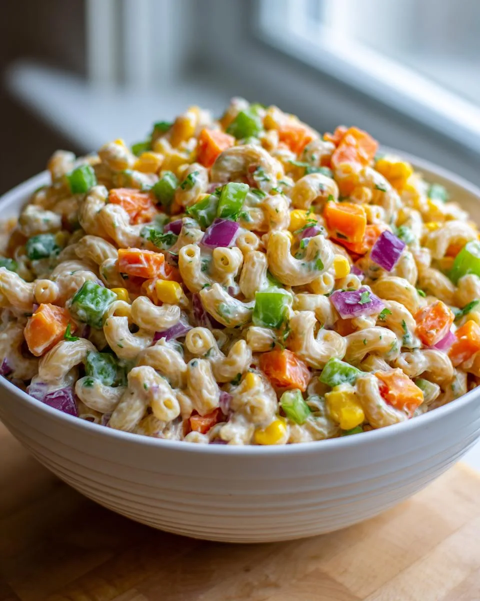 Dominican Macaroni Pasta Salad Recipe - detail 4