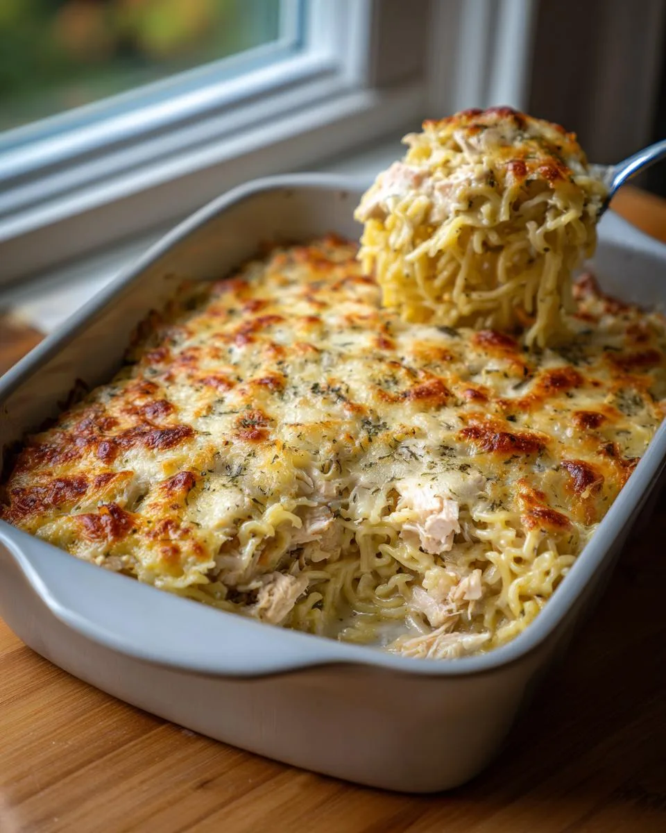Easy Ramen Chicken Alfredo - detail 1