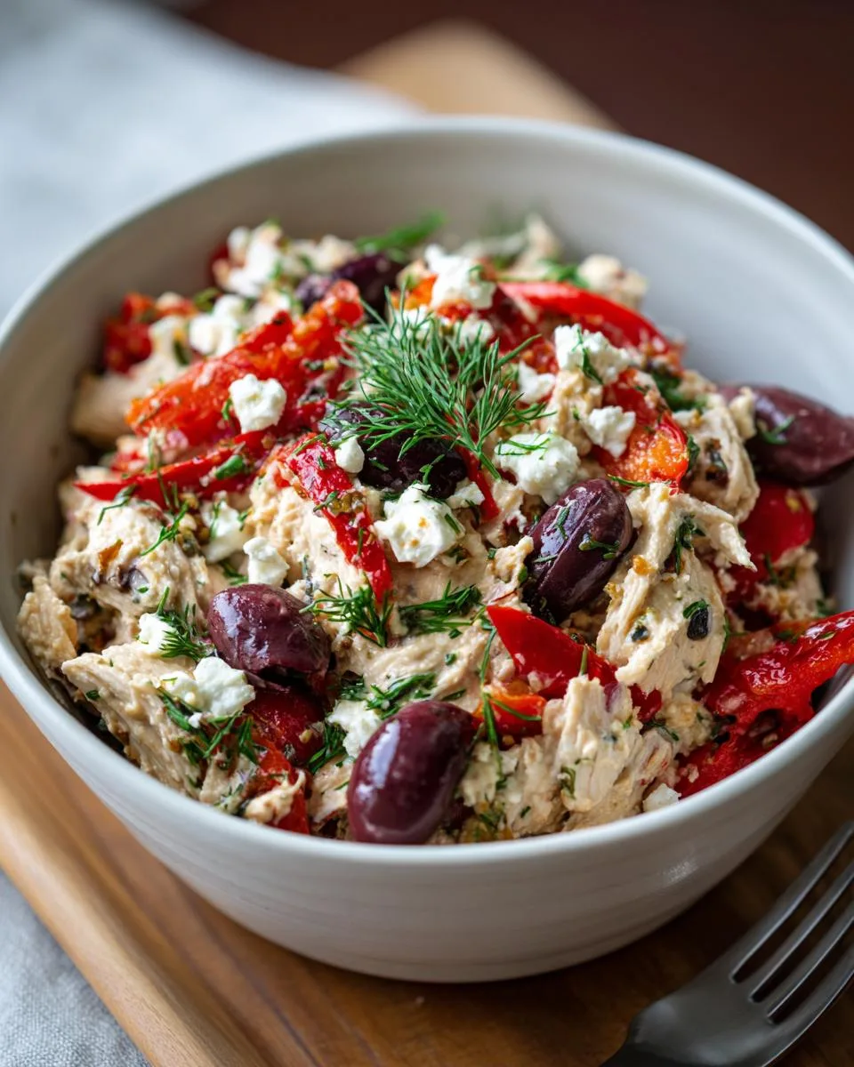Greek Olive Chicken Salad Bowl - detail 1